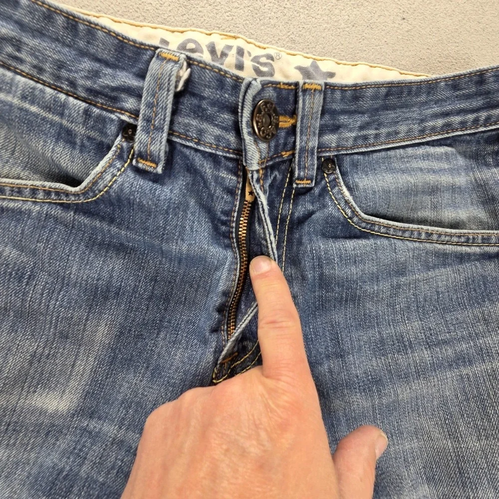 Vintage Levis Engineered Jeans‎ Mens 30x32 Blue Buckle Back Honeycomb Zip Fly